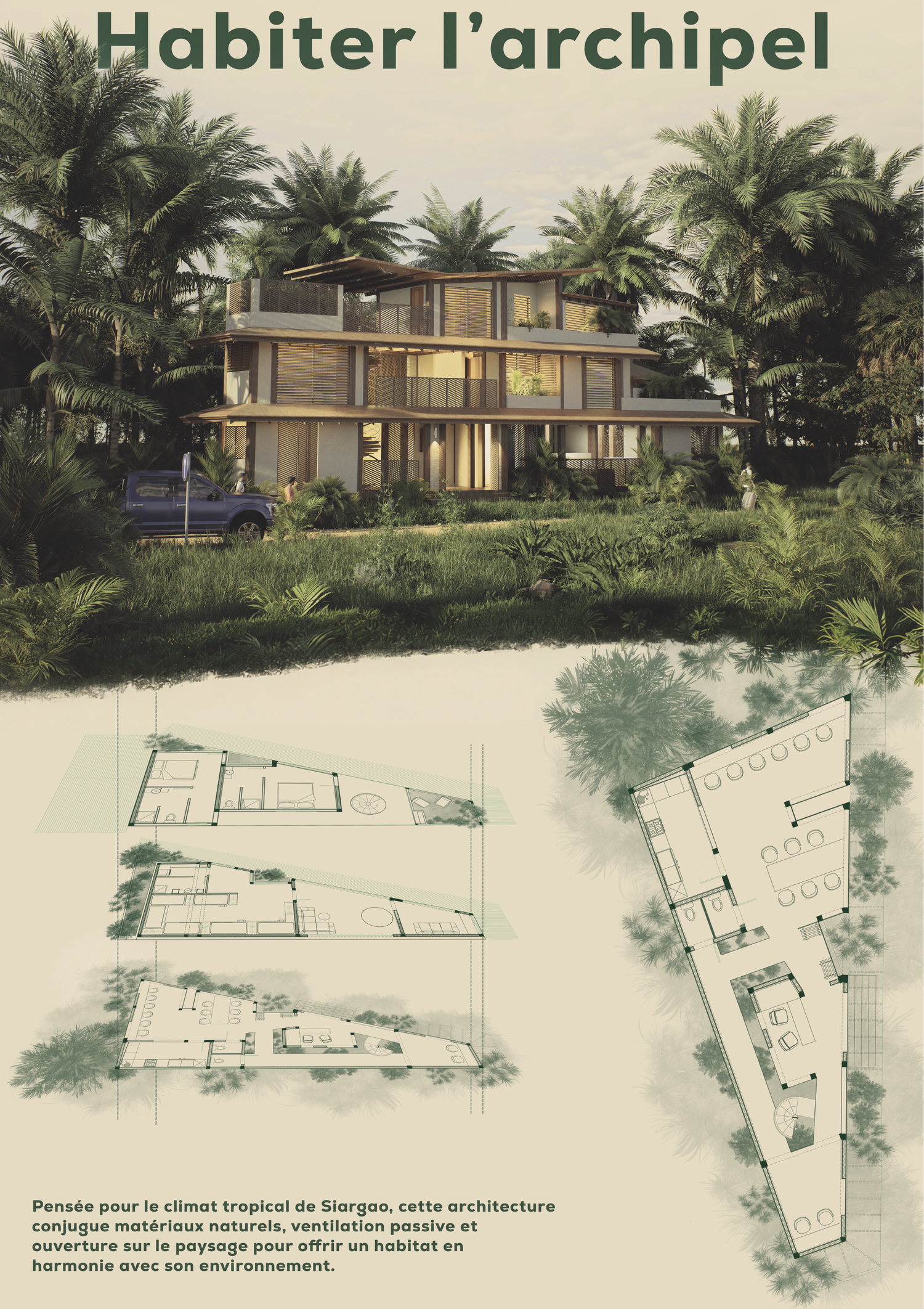 Planche A1 de synthèse Habiter l’archipel